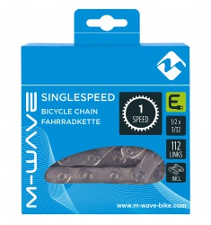 KETTINGEN 3/32 M-WAVE 1 SP ZILVER 112S NEXUS E-BIKE = KMC Z1eHX NARROW