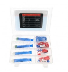 REM OND. ELVEDES HYDRO/ BLEEDING / ONTLUCHTINGS KIT UNIVERSEEL TBV VERVANGEN MINERAAL & DOT VLOEISTOF