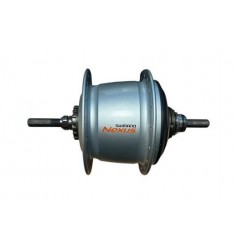 NAAFOND. SHIMANO NEXUS-8 ACHTERNAAF 36 GAATS ROLLERBRAKE SG-C60008 ZILVER