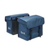 TAS DUBBEL BECK CANVAS MEDIUM 48L. BLAUW