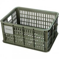 MAND VOOR / KRAT KUNSTST. BASIL CRATE S RECYCLED MOSS GREEN INH. 17,5L.