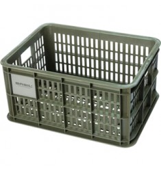 MAND VOOR / KRAT KUNSTST. BASIL CRATE S RECYCLED MOSS GREEN INH. 17,5L.