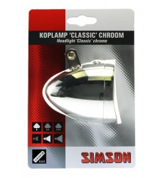 SIMSON BLISTER 020752 BATTERIJ KOPLAMP CLASSIC CHROOM