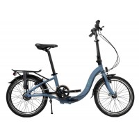 VOUWFIETS UGO 20" NOW I7 7 SPEED NEXUS V-BRAKE PRUSSIAN BLUE LAGE INSTAP