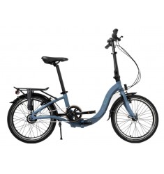 VOUWFIETS UGO 20" NOW I7 7 SPEED NEXUS V-BRAKE PRUSSIAN BLUE LAGE INSTAP