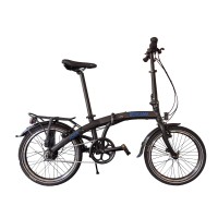 VOUWFIETS BERGSMA JORR I7 NEXUS 7 ZWART **AFGEMONTEERD**