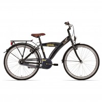 BIKE FUN FIETS 24" JONGENS URBAN 3V ZWART 24UJ25