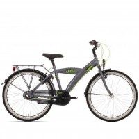 BIKE FUN FIETS 24" JONGENS URBAN 3V TITANIUM 24UJ55