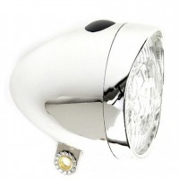 LED VOORLICHT KOPLAMP CATCH-IT 3 LED BAT. CHROOM