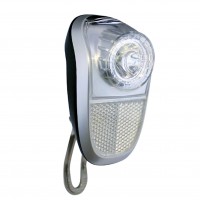 LED VOORLICHT KOPLAMP UNION MOBILE 1 LED MOD. GALAXI 4960 BAT. ZWART/ZILVER