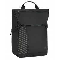 GRAVEL BACKPACK ZWART MET LAPTOPVAK AFSLUITBAAR