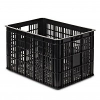 MAND VOOR / KRAT KUNSTST. BASIL CRATE L RECYCLED BLACK INH. 40L.