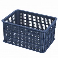 MAND VOOR / KRAT KUNSTST. BASIL CRATE L RECYCLED BLUESTONE INH. 40L.