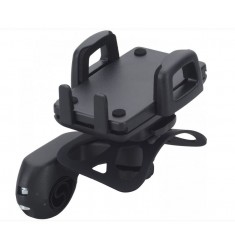 STUUR ACC. TELEFOONHOUDER ERGOTEC MET BRACKET ZWART, MONTAGE 22.2 - 31.8 MM VOOR SMARTPHONES VAN 56MM TOT 85MM OP KAART