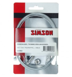 SIMSON BLISTER 020962 BINNENKABEL TROMMELREM UNI, TON/PEER + INBUS GEGALVANISEERD