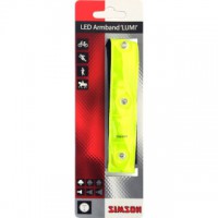 SIMSON BLISTER 020718 REFLECTIE ARMBAND 4 LED, INCL. BATTERIJ