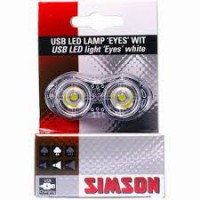 SIMSON BLISTER 022001 USB LED LAMP 'EYES' WIT, 7 LUMEN