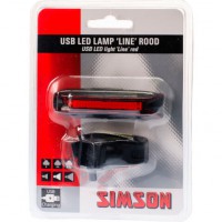 SIMSON BLISTER 022008 USB LED ACHTERLICHT LINE ROOD 20 LED 3 LUX