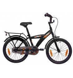 BIKE FUN FIETS 12" JONGENS NO RULES - NO LIMIT MAT ZWART 12NR50